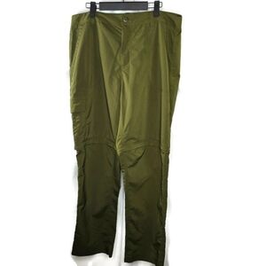Field and Stream Green Cargo Zip Off Convertible Hiking Pants 36x32